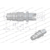 Szybkozłącze hydrauliczne wtyczka long M22x1.5 gwint zewnętrzny EURO (9100822W) (ISO 7241-A) Waryński-11467