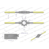 Oprawka wzmocniona pokrętło do narzynek ręcznych  30x 11mm (M10-M11) Waryński-114989