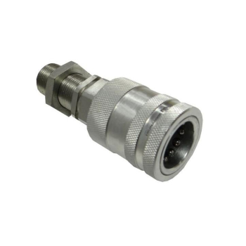 Szybkozłącze hydrauliczne gniazdo long M22x1.5 gwint zewnętrzny EURO PUSH-PULL (9100822GL) (ISO 7241-A) Waryński  (o