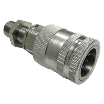 Szybkozłącze hydrauliczne gniazdo long M18x1.5 gwint zewnętrzny EURO PUSH-PULL (9100818GL) (ISO 7241-A) Waryński-114