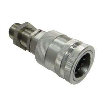 Szybkozłącze hydrauliczne gniazdo long M22x1.5 gwint zewnętrzny EURO PUSH-PULL (9100822GL) (ISO 7241-A) Waryński-114