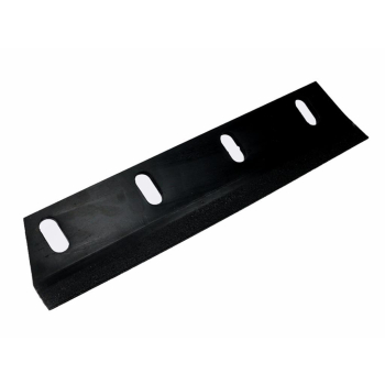 Nóż sieczkarni napawany prawy do trawy 380x90x8.5R otwory 4x35mm zastosowanie Claas Jaguar 9846710 WARYŃSKI-114670