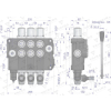 Rozdzielacz hydrauliczny 3-sekcyjny 120L VOIMA-115123