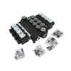 Rozdzielacz hydrauliczny 4-sekcyjny sterowany elektrycznie 12V 80L VOIMA-115183
