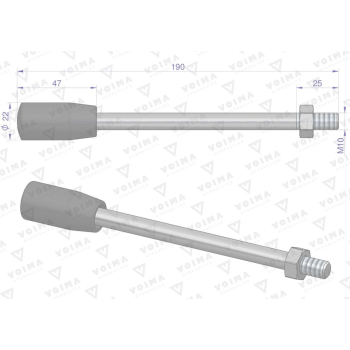 Dźwignia do rozdzielacza hydraulicznego 80L VOIMA-115106