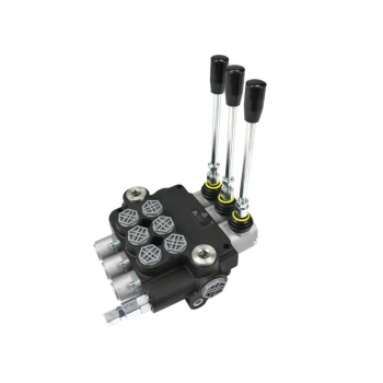 Rozdzielacz hydrauliczny 3-sekcyjny 80L z zatrzaskami VOIMA-115180