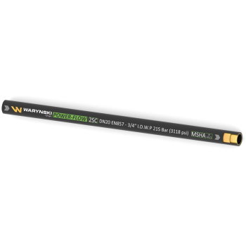 Wąż hydrauliczny do zakuwania POWER-FLOW 2SC DN20 2-oplotowy 215 Bar Waryński-115430