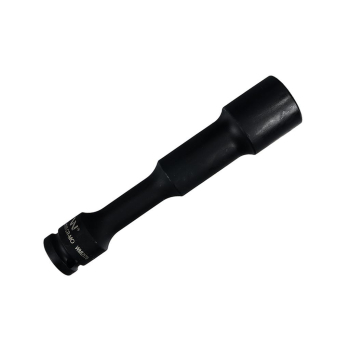 Nasadka udarowa 1/2", sześciokątna slim bardzo długa przelotowa ze stali CrMo 22mm długość 150 mm, stosowane w mechanice do kluczy udarowych, Waryński