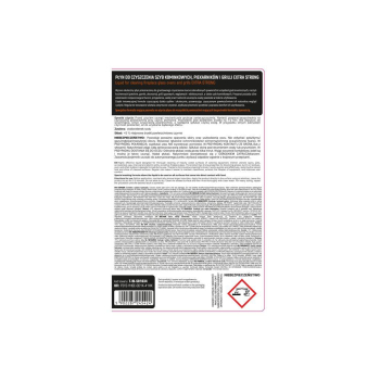 Płyn do czyszczenia szyb kominkowych, piekarników i grili EXTRA STRONG, 1l - atomizer, Teger-116728