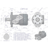 Silnik hydrauliczny orbitalny  V-MR-S 100 cm3/obr (175 bar / max.200 bar) VOIMA-118891