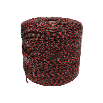 Plecionka, do elektryzatora 3mm, 3x0,20mm SS czarno-pomarańczowa 400m, Royal Farm-118372