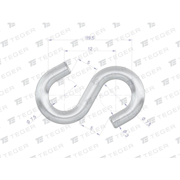 Łącznik typu S 3mm TEGER,-118765