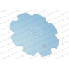 Talerz, uzębiony Z-8 fi 465 mocowanie 6/100 grubość 5 mm stal borowa, Lemken Helidor 3490471, Waryński