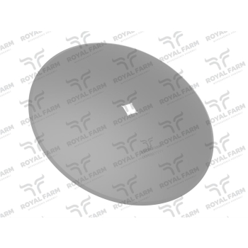 Talerz, gładki fi 510 otwór 30x30 stal borowa, 1279621010 1240040020, Royal Farm