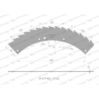 Zestaw PIŁ KEMPER M6008, 360 (plus) CA785534, Waryński-119922