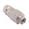 Szybkozłącze hydrauliczne wtyczka z eliminatorem ciśnienia M18x1.5 gwint zew. EURO (9100818W) (ISO 7241-A) Waryński 