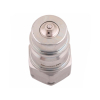 Szybkozłącze hydrauliczne wtyczka z eliminatorem ciśnienia M18x1.5 gwint zew. EURO (9100818W) (ISO 7241-A) Waryński 