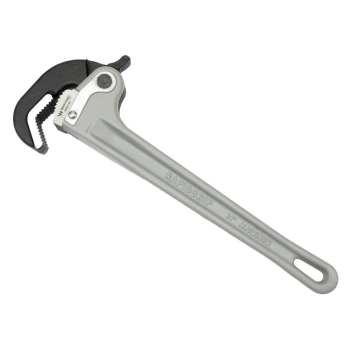 Klucz do rur, samozaciskowy 14"  uchwyt aluminium wzmocniony szczęki ze stali CrMnTi z dodatkiem tytanu, Waryński