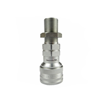 Szybkozłącze hydrauliczne gniazdo long M22x1.5 gwint zewnętrzny EURO (9100822GL) (ISO 7241-A) Waryński (opakowanie 1