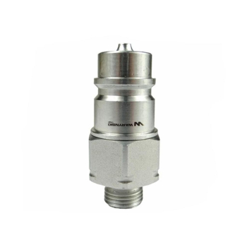 Szybkozłącze hydrauliczne wtyczka M16x1.5 gwint zewnętrzny EURO (9100816W) (ISO 7241-A) Waryński (opakowanie 10szt)-