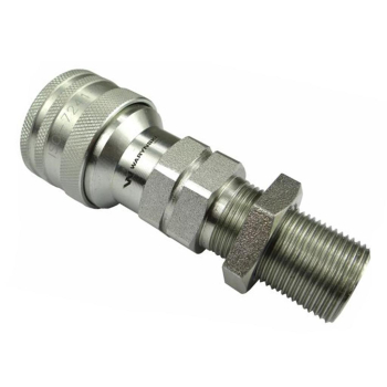 Szybkozłącze hydrauliczne gniazdo long M22x1.5 gwint zewnętrzny EURO (9100822GL) (ISO 7241-A) Waryński (opakowanie 50szt)