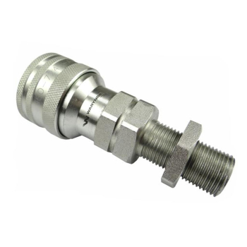 Szybkozłącze hydrauliczne gniazdo long M18x1.5 gwint zewnętrzny EURO (9100818GL) (ISO 7241-A) Waryński (opakowanie 50szt)