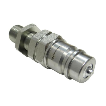 Szybkozłącze hydrauliczne wtyczka long M18x1.5 gwint zewnętrzny EURO (9100818W) (ISO 7241-A) Waryński (opakowanie 50szt)