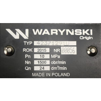 Pompa hydrauliczna PZ18AT podnośnika wzmocniona 23 l/min C-330 ORYGINAŁ URSUS-12353