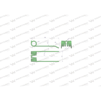 Palec podbieracza zastosowanie Claas 8214211 8603510 Waryński-12490