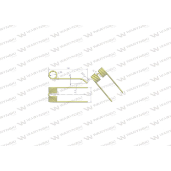 Palec podbieracza zastosowanie New Holland 80131673 Waryński-12502