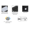 Solarna lampa. oprawa uliczna LED SOLGER 20W 3000LM ZMIENNA BARWA ŚWIATŁA 3000K, 4000K, 6000K IP65 z czujnikiem ruchu-