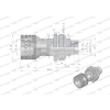 Szybkozłącze hydrauliczne gniazdo long M22x1.5 gwint zewnętrzny EURO (Adaptacja starego typu 504900) (9199822G/ST) (I
