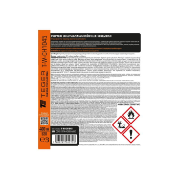 Preparat do czyszczenia styków elektronicznych, 400ml, Teger-130367