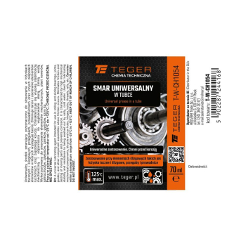 Smar uniwersalny w tubce, 70 ml, Teger (Pakowane po 12 szt)-130373