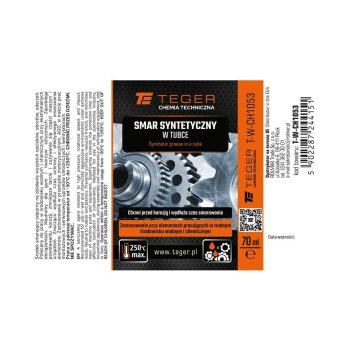 Smar syntetyczny w tubce, 70 ml, Teger (Pakowane po 12 szt)-130379