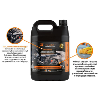 Wielozadaniowy preparat czyszczący APC (All Purpose Cleaner) EXTRA STRONG (koncentrat) 5l, Teger-130484