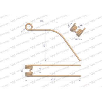 Palec zgrabiarka zastosowanie Niemeyer WARYŃSKI W-600034-13097