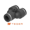 Trójnik wtykowy tekalan  12mm TEGER,-131472