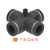 Czwórnik wtykowy tekalan 8mm TEGER,-131490
