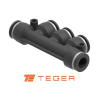 Rozdzielacz wtykowy tekalan wielosegmentowy 5x 4mm TEGER,-131546