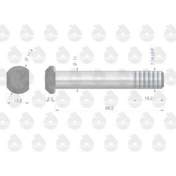 Śruba korbowodu MF-3 0095250 ORYGINAŁ URSUS-131057