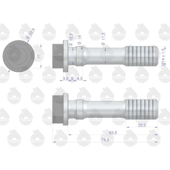 Śruba korbowodu C-385 80003044 ORYGINAŁ URSUS-131059