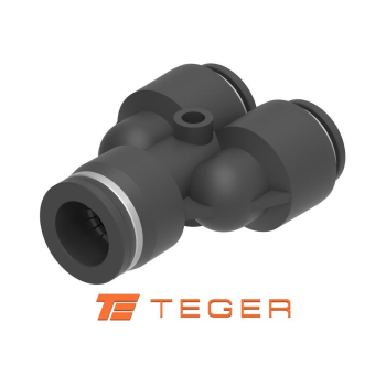 Trójnik wtykowy tekalan  redukcyjny 2x8mm / 1x4mm TEGER,-131484