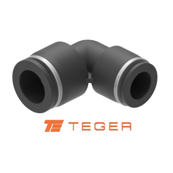 Kolanko wtykowe tekalan  redukcyjne 12mm x 8mm TEGER,