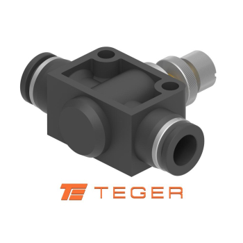Zawór dławiąco-zwrotny wtykowy tekalan 12mm TEGER,-131783