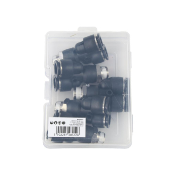 Trójnik wtykowy tekalan  z gwintem zewnętrznym  12mm x 3/8