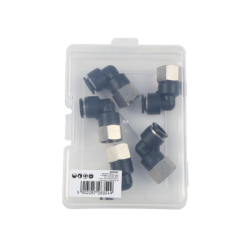 Kolanko wtykowe tekalan  z gwintem wewnętrznym 10mm x 3/8