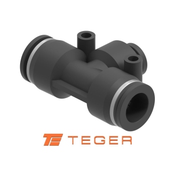 Trójnik wtykowy tekalan  redukcyjny 2x12mm / 1x8mm TEGER,-131952