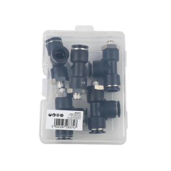 Trójnik wtykowy tekalan  z gwintem zewnętrznym  z boku 12mm x 1/8