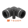 Kolanko wtykowe tekalan  14mm TEGER,